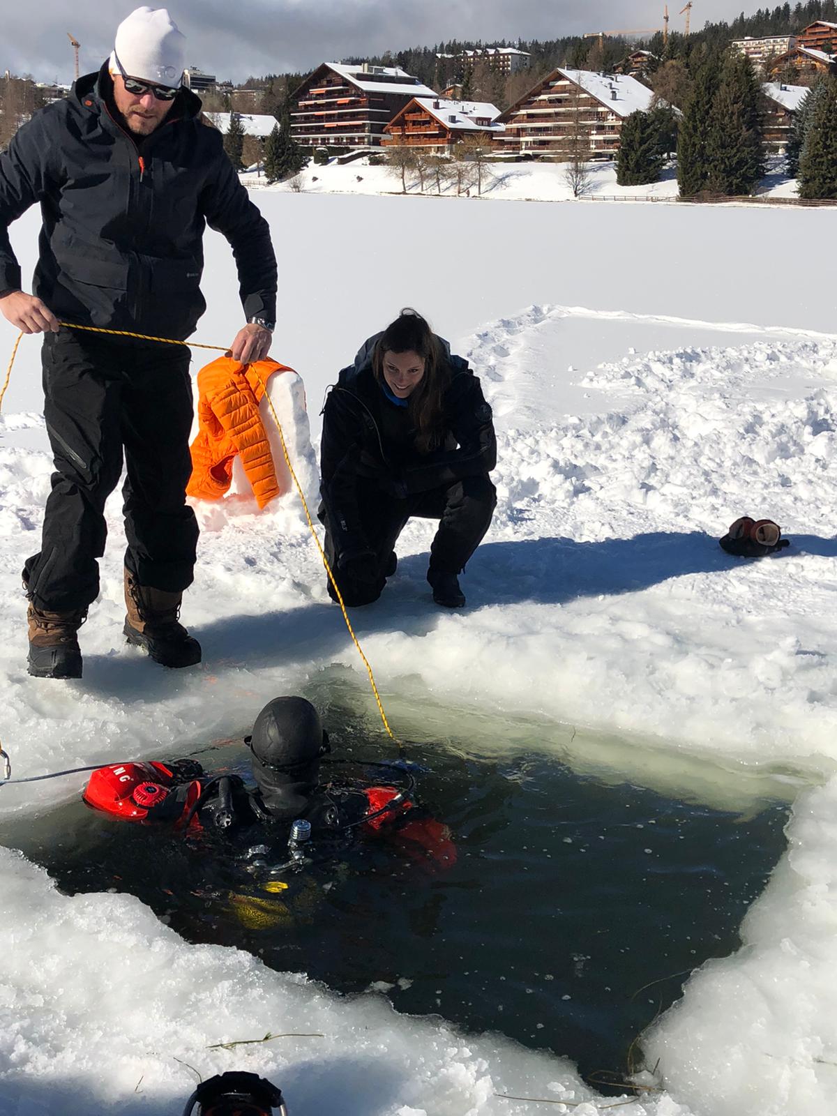 Plongée sous glace