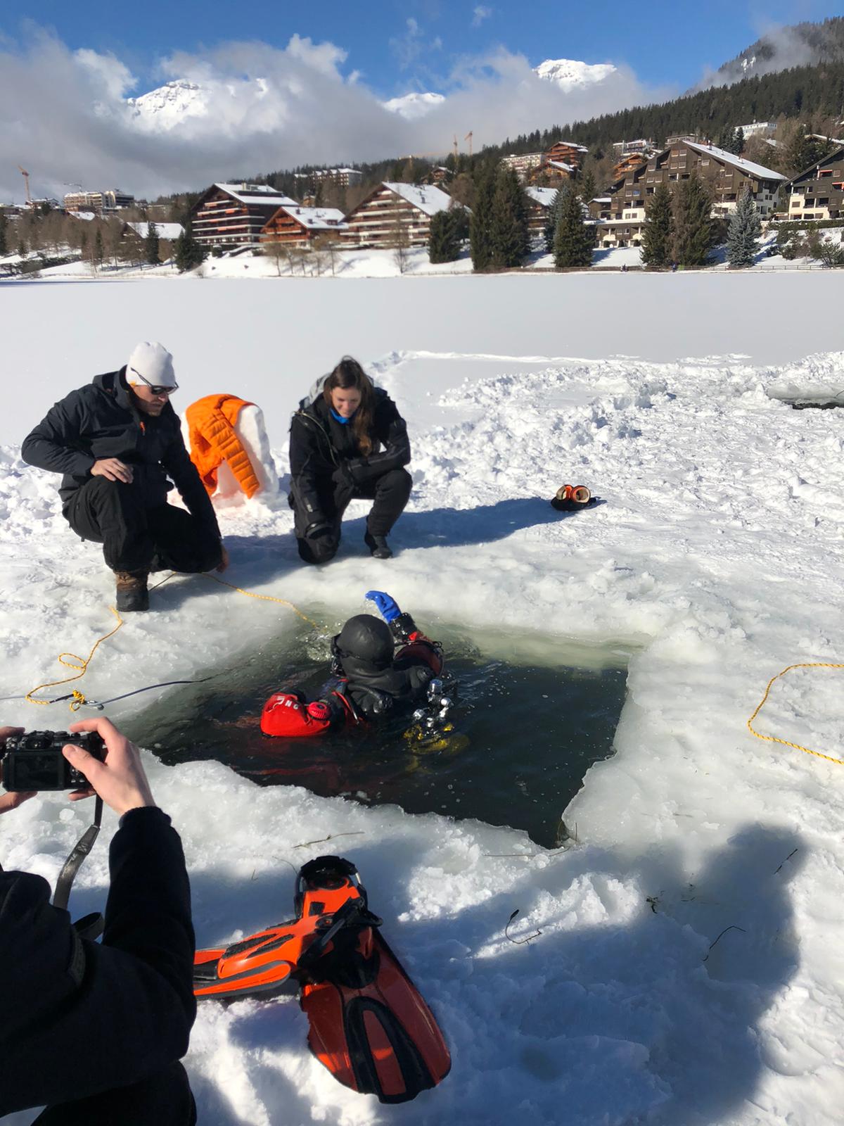 Plongée sous glace